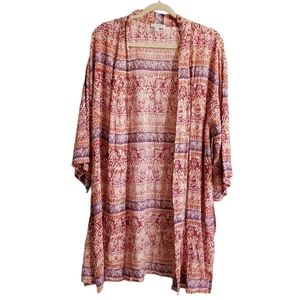 Patrons of Peace Printed Caftan Cardigan